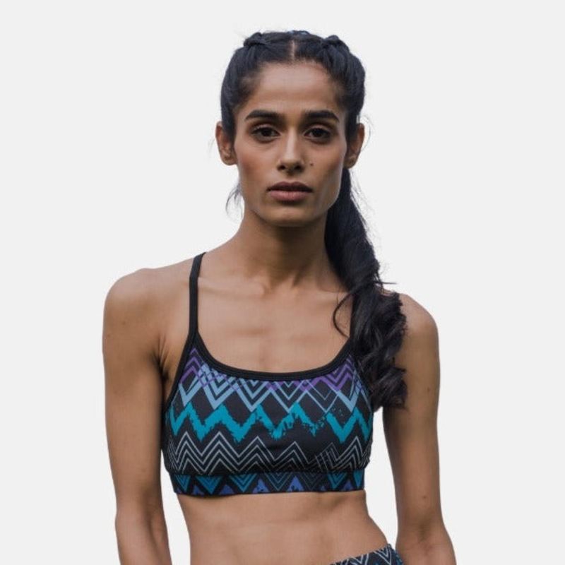 TFW Medium Support Sports/Swim Bra Black (S)