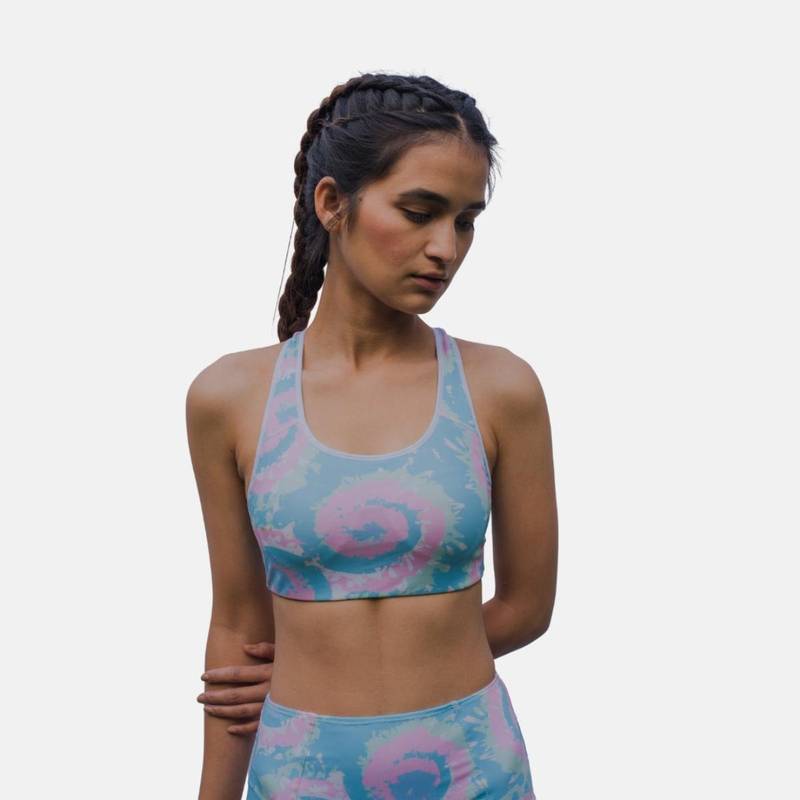 TFW Gym Racerback Sports Bra Blue (S)