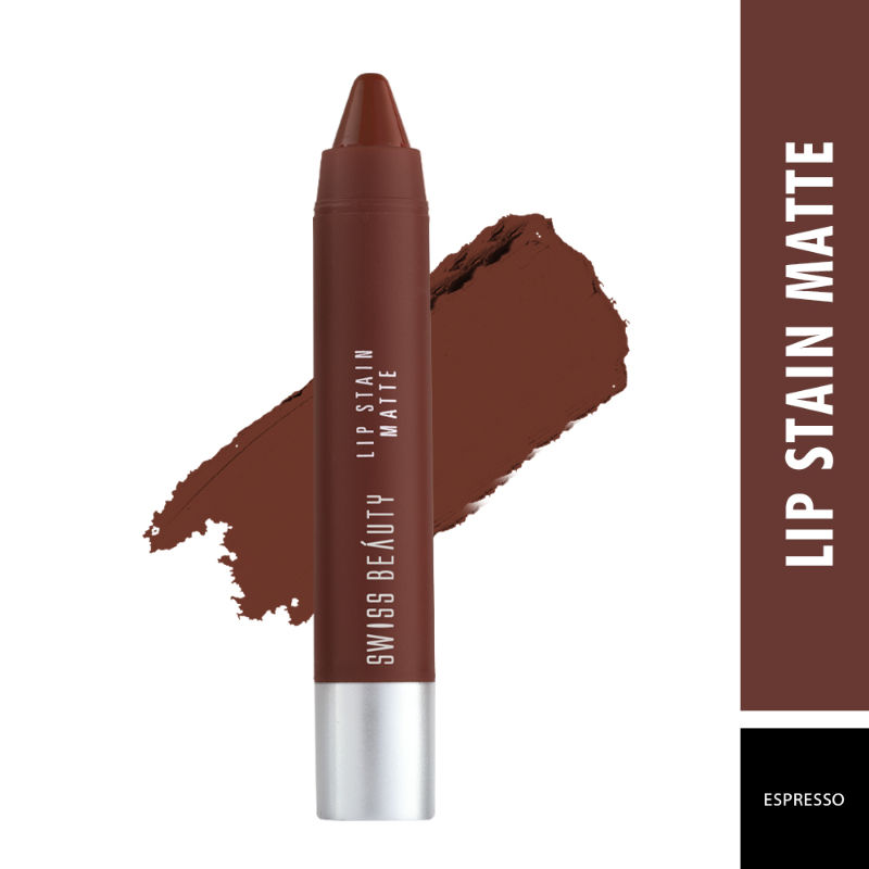Swiss Beauty Lip Stain Matte Lipstick - 226 Espresso