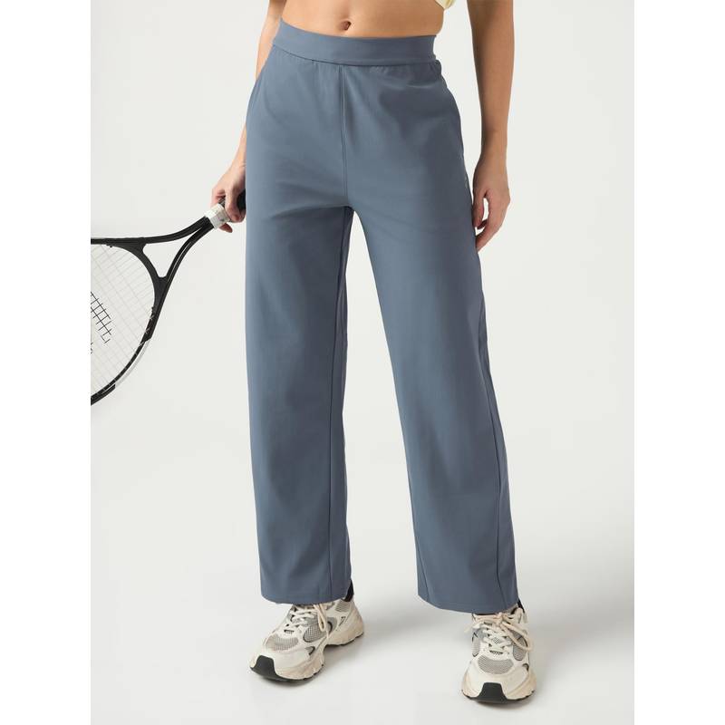 Technosport Women Straight Fit Trackpant - Blue (L)