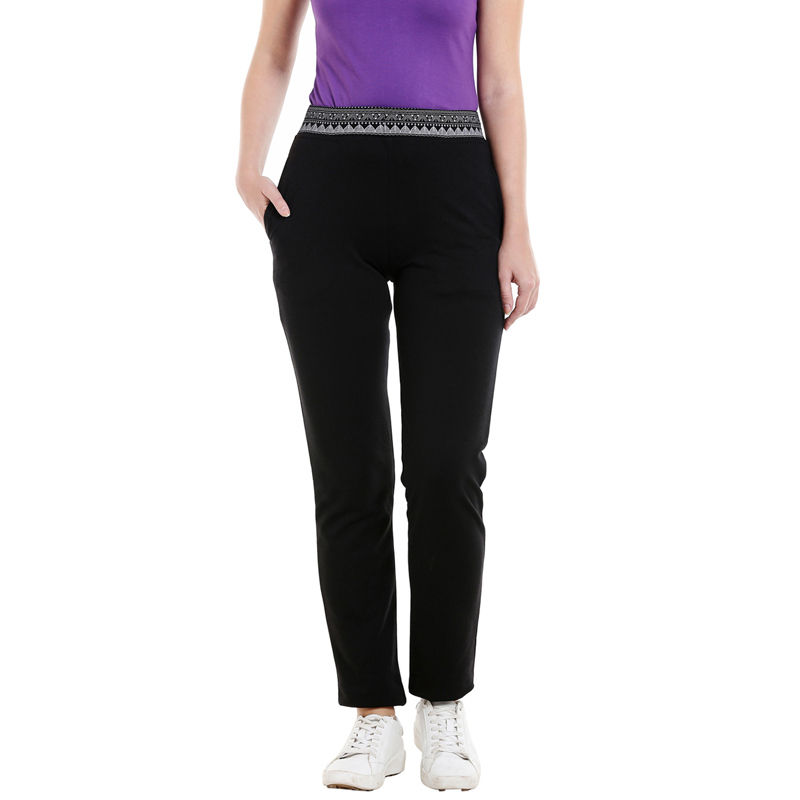Bodycare Bodyactive Black Color Women'S Track Pant (S)