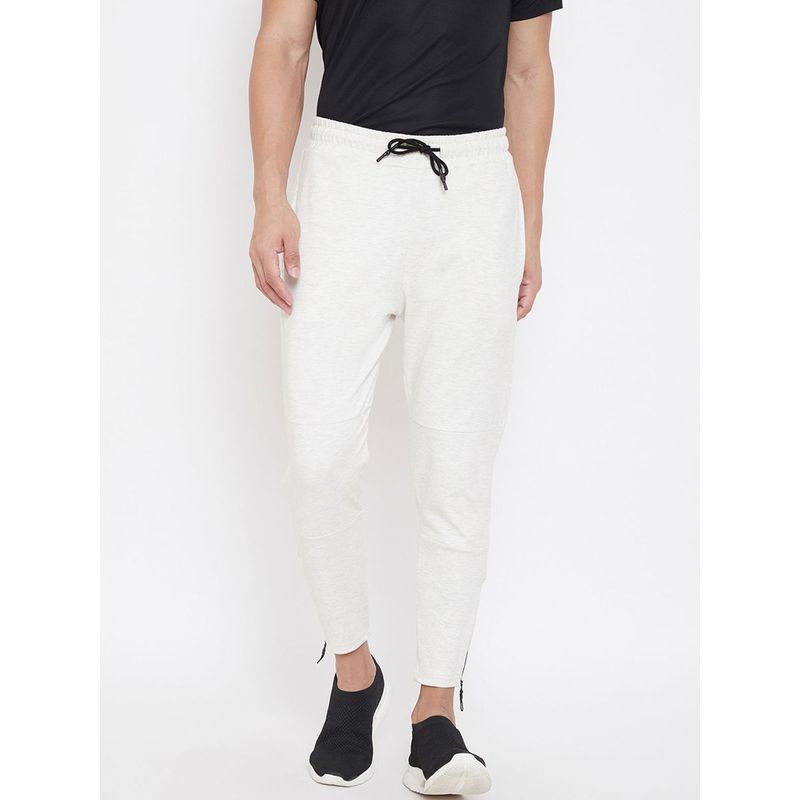 Aesthetic Bodies Men's Solid Jogger - Off White (M)