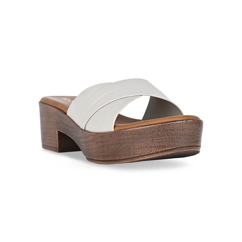 ROCIA By Regal Grey Women Casual Box Heel Sandals (EURO 36)