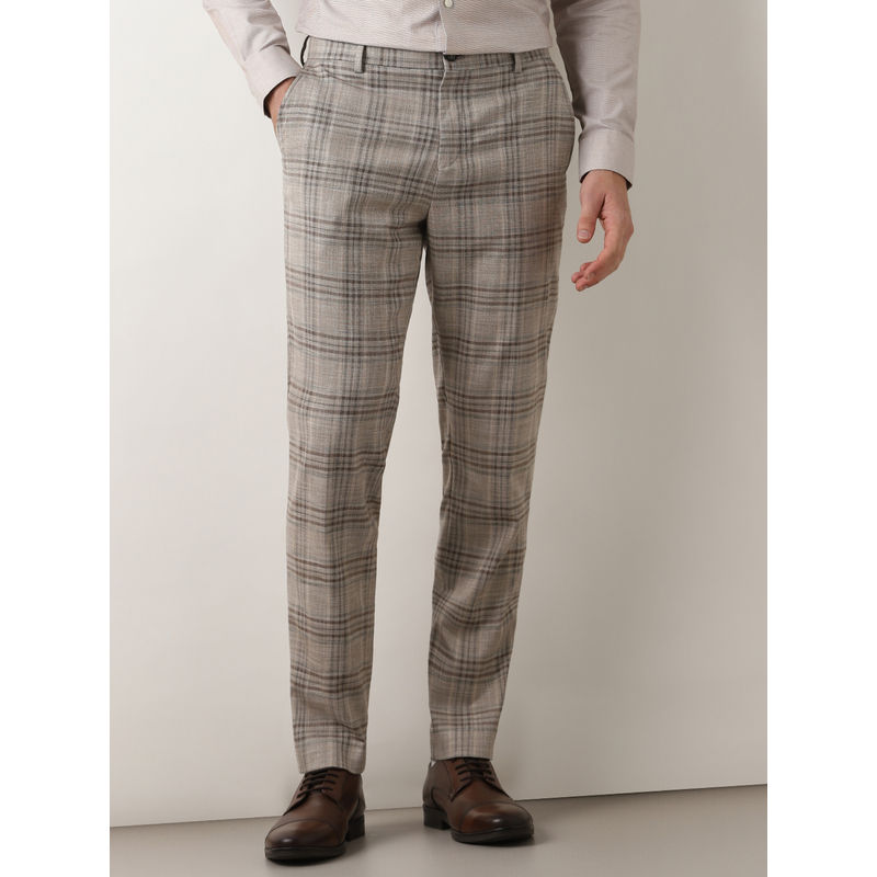 Selected Grey Check Suit Trouser (50)