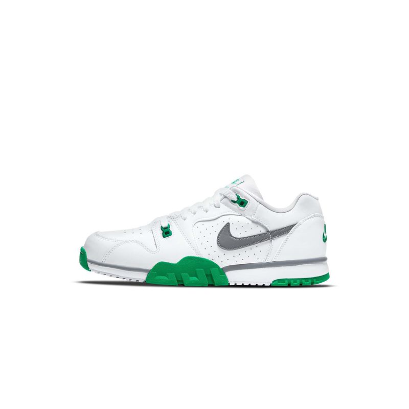 Nike Cross Men Low Top Trainer White Basketball Shoes (UK 8)