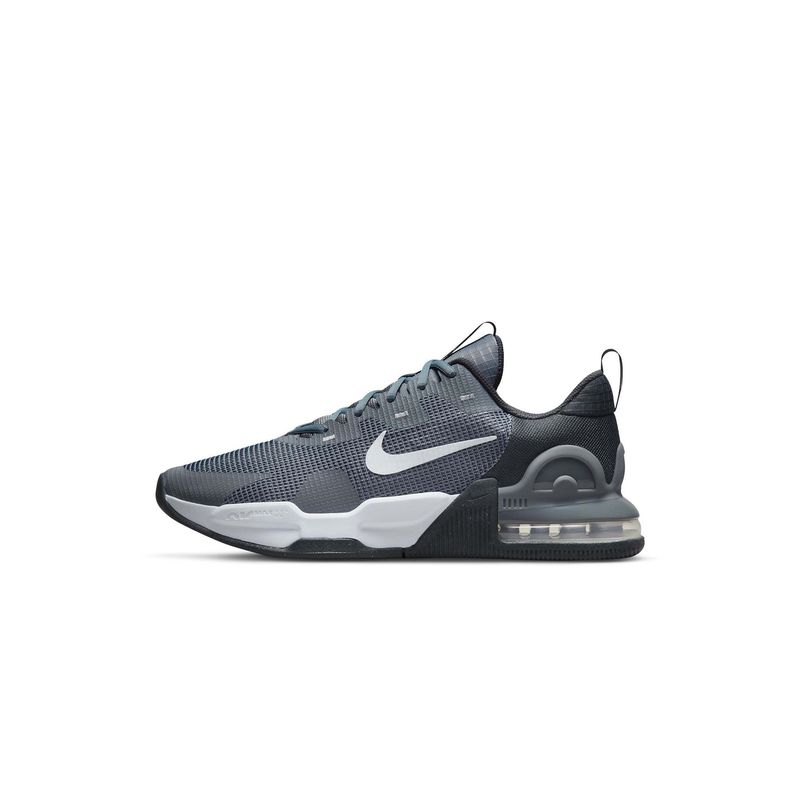 Nike M Air Max Alpha Trainer 5 Men Low Top Grey Training Shoes (UK 7)