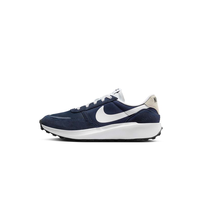 Nike Waffle Nav Men Navy Blue Running Shoes (UK 6 (EU 40))