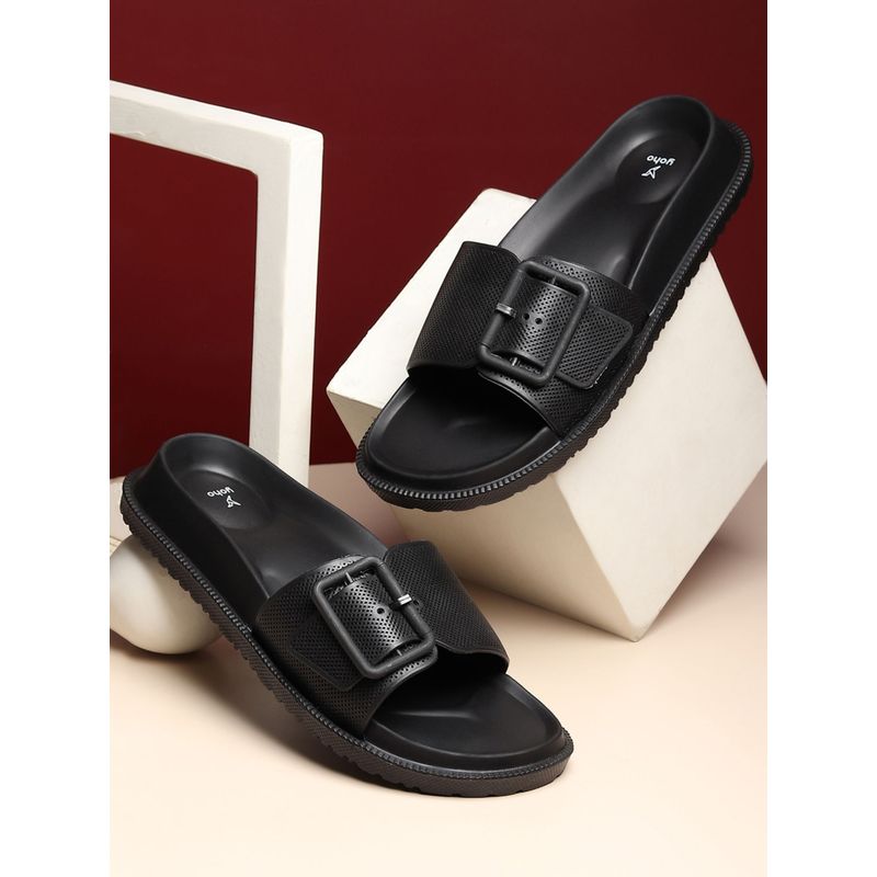 Yoho Black Grape Sliders for Women (UK 5)