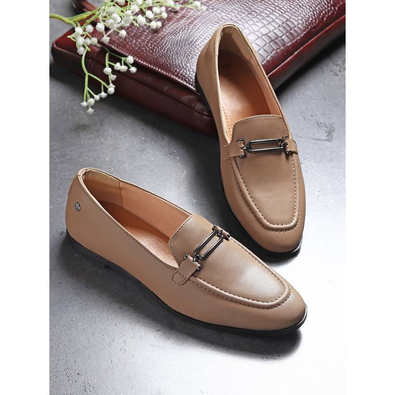 Yoho Women Beige Bliss 001 Loafers (UK 5)