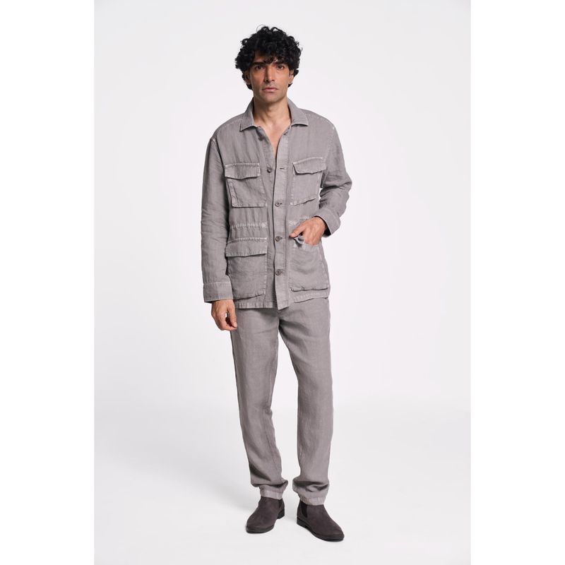 TERRA LUNA Felis The Traveller Shacket Charcoal (XS)