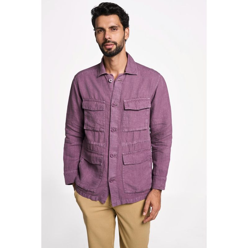 TERRA LUNA Felis The Traveller Shacket Purple (XL)