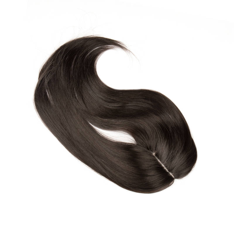 Stasia Street 2 Clip Scalp Topper Hair Extension - Dark Brown