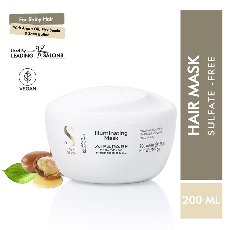 ALFAPARF MILANO Diamond Hair Mask Repairs Splitend, Adds Shine for Frizzy Hair, Sulfate Free