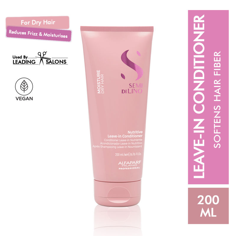 ALFAPARF MILANO Leave In Conditioner For Dry, Dehydrated & Frizzy Hair, Nutritive Hydrating Formula