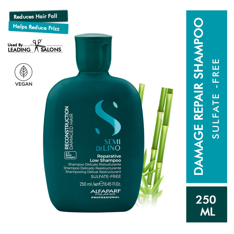 ALFAPARF MILANO Reparative Shampoo For Bond Repair, Hairfall & Damage Repair, Sulfate Free