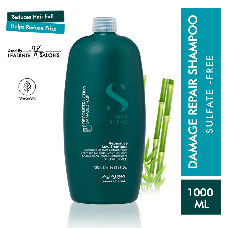 ALFAPARF MILANO Reparative Shampoo For Bond Repair, Hairfall & Damage Repair, Sulfate Free