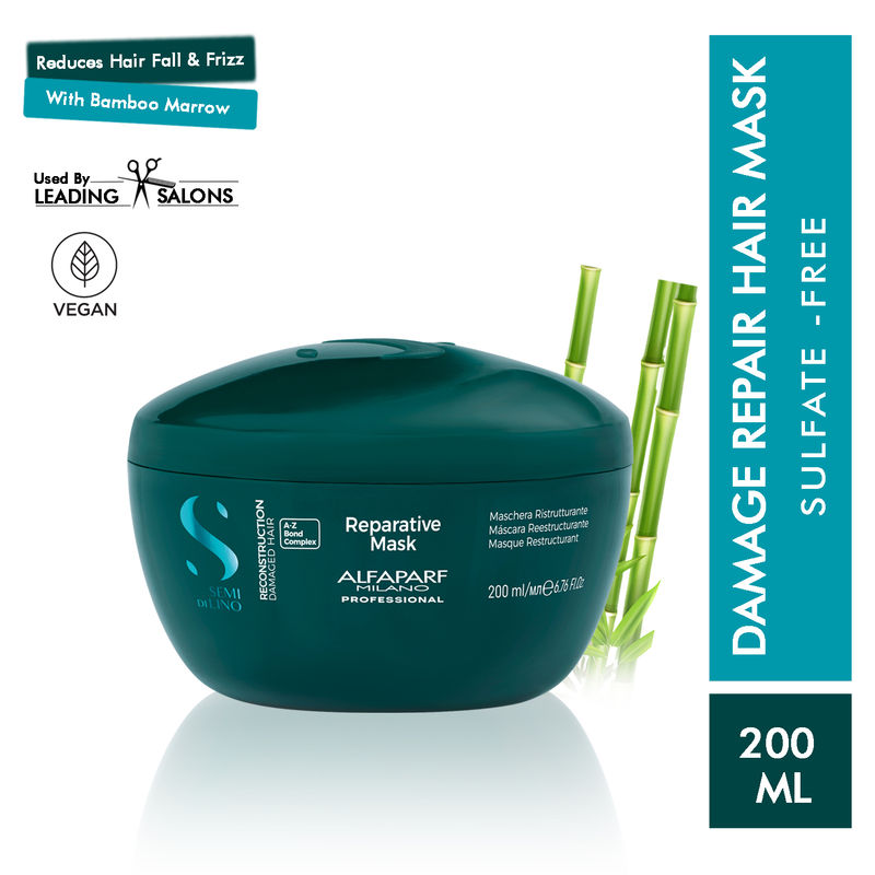 ALFAPARF MILANO Reparative Hair Mask For Bond Repair, Treats Dry & Damaged Hair, Sulfate Free