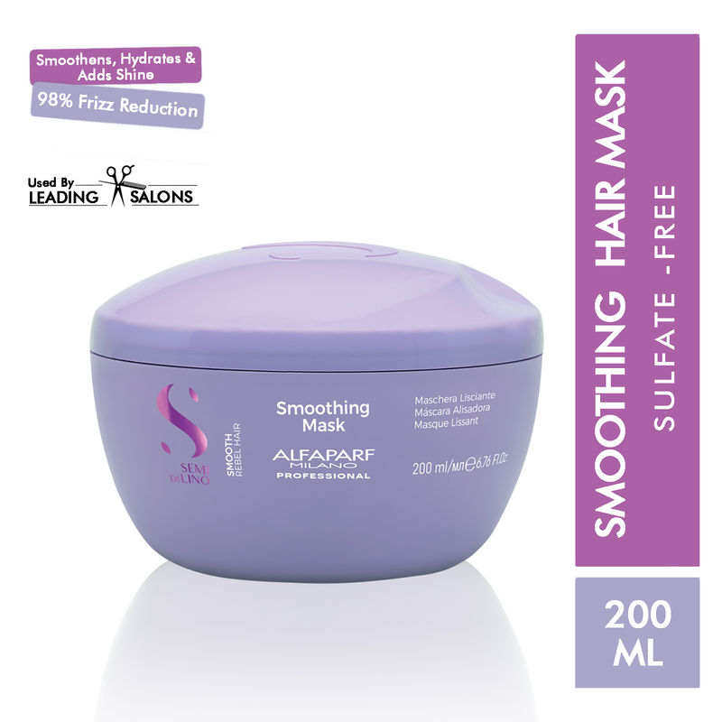ALFAPARF MILANO Ultra Smoothing Hair Mask for Dry & Frizzy Hair Restores Smoothness & Texture