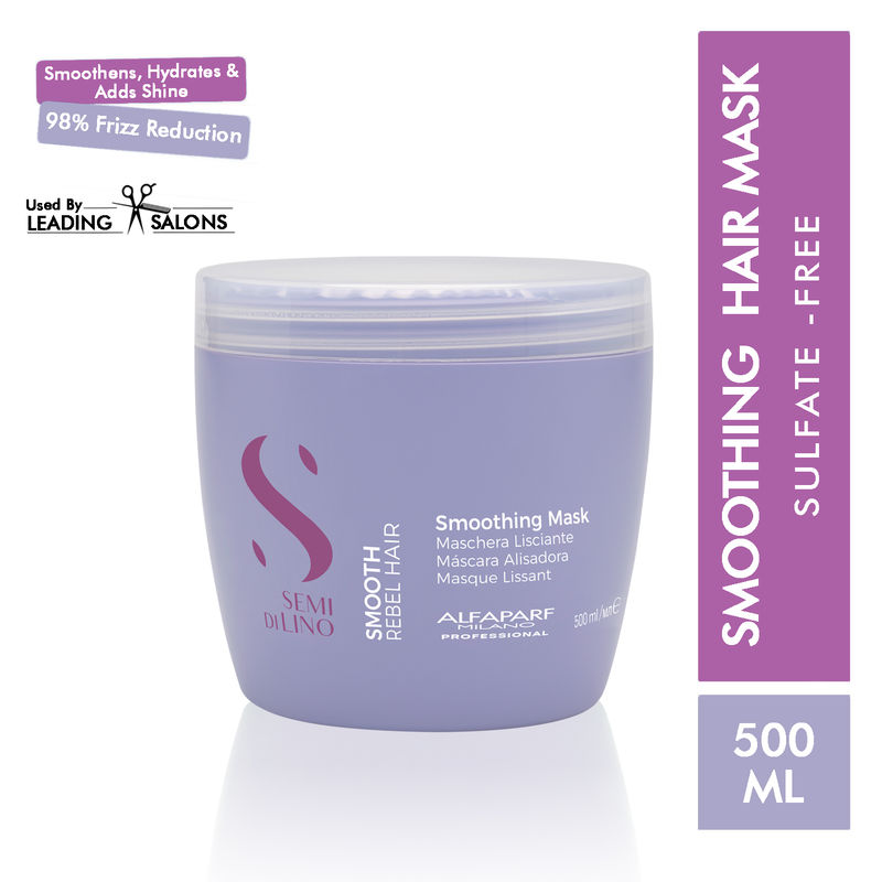 ALFAPARF MILANO Smoothing Mask - Dry & Rebel Hair, Sulfate & Paraben Free