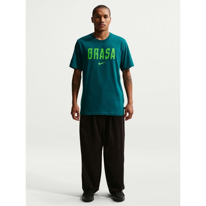 Nike Mens Brasil 2026 Football T-Shirts - IH2175-381 - Green (L)
