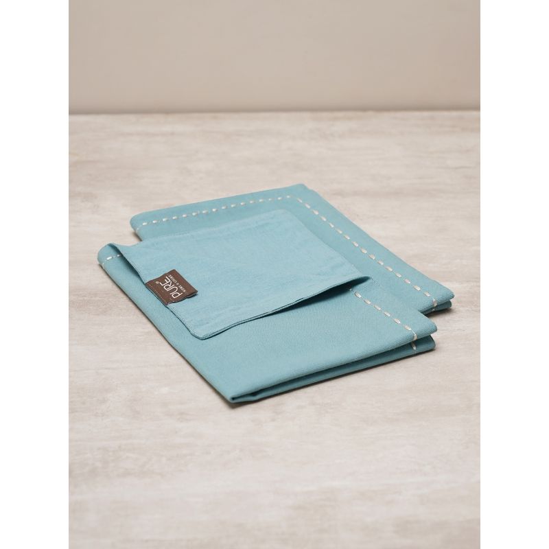 Pure Home + Living Blue Cotton Placemats Buy Pure Home + Living Blue