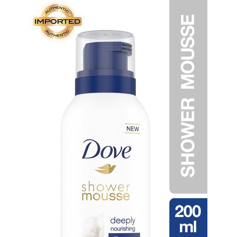Dove Deeply Nourishing Shower + Shaving Mousse With Cotton Oil Buy