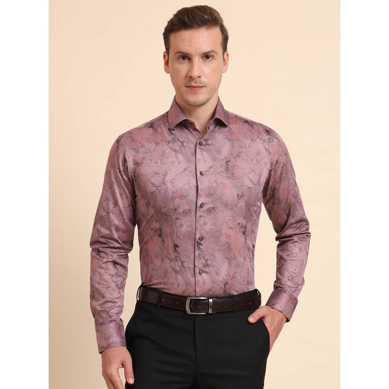 Wyre Purple Printed Party Wear Shirt (39)