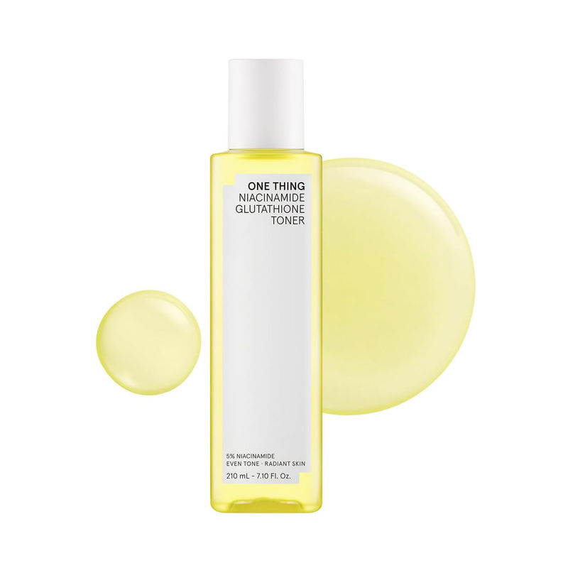 One Thing Niacinamide Glutathione Toner, Brightening Korean Toner for Blemishes & Dull Skin