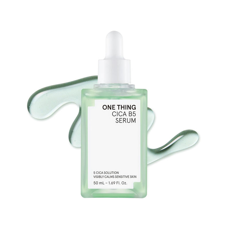 One Thing Cica B5 Serum, Intensive Soothing & Moisturizing Korean Serum, Skin Barrier & Wrinkle Care