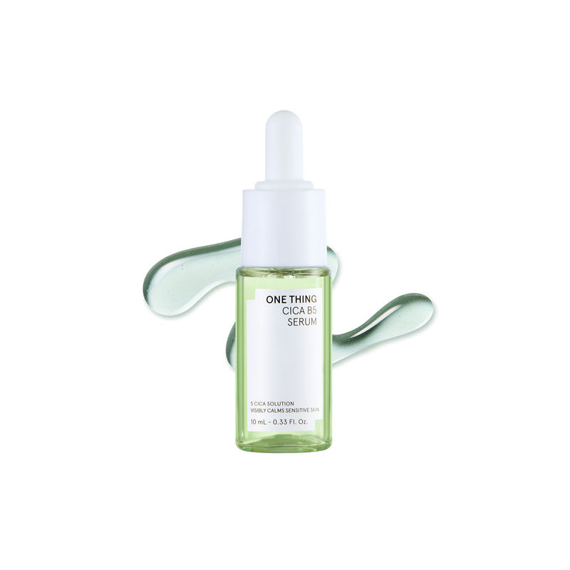 One Thing Cica B5 Serum, Intensive Soothing & Moisturizing Korean Serum, Skin Barrier & Wrinkle Care