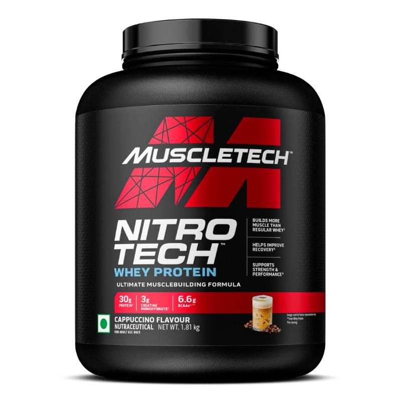 MuscleTech NitroTech Whey Protein - Cappuccino