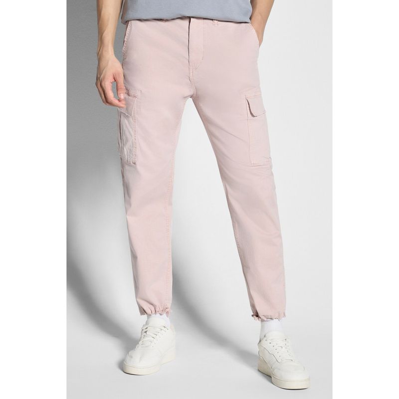 American Eagle Men Pink Flex Slim Lived-In Cargo Pant (29 x 30)