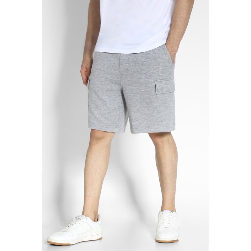 American Eagle Men Grey 24/7 7 Inches Cargo Jogger Short (28)