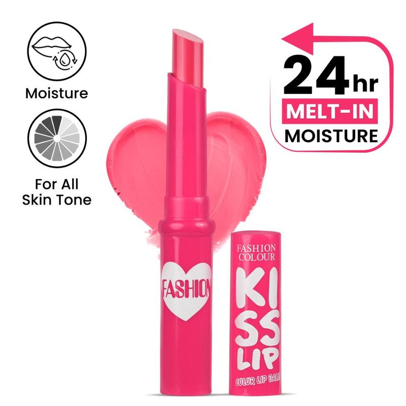 Fashion Colour Kiss Lip Color Lip Balm - Sexy Purple | 24 HR Moisture