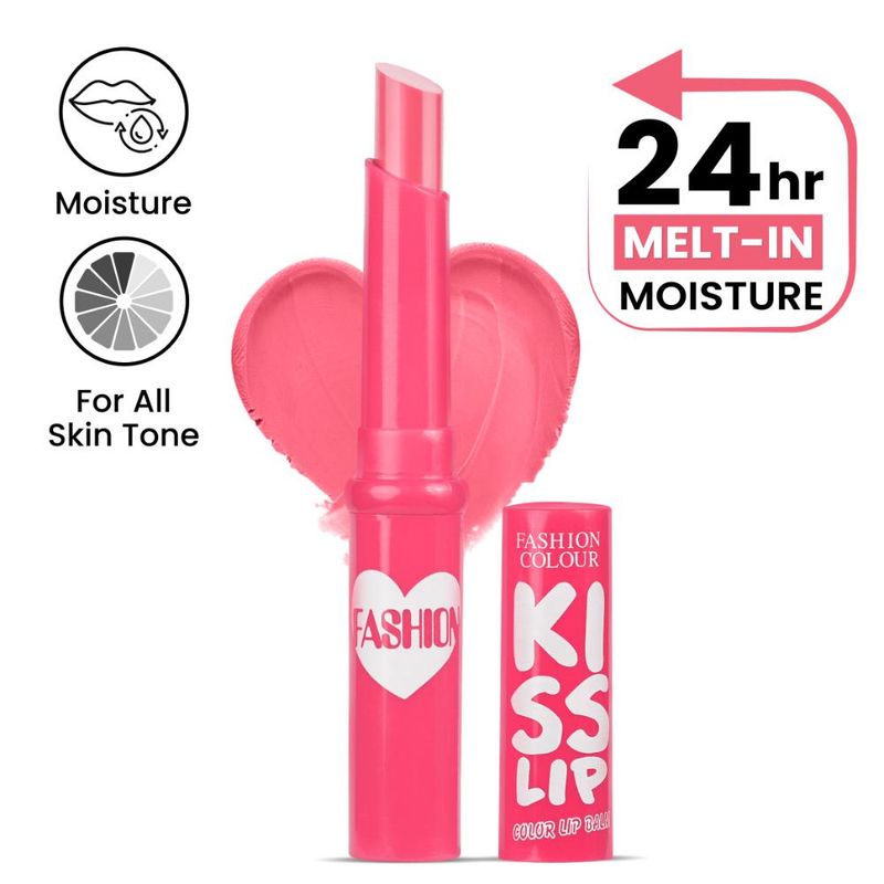 Fashion Colour Kiss Lip Color Lip Balm - Fall In Love | 24 HR Moisture