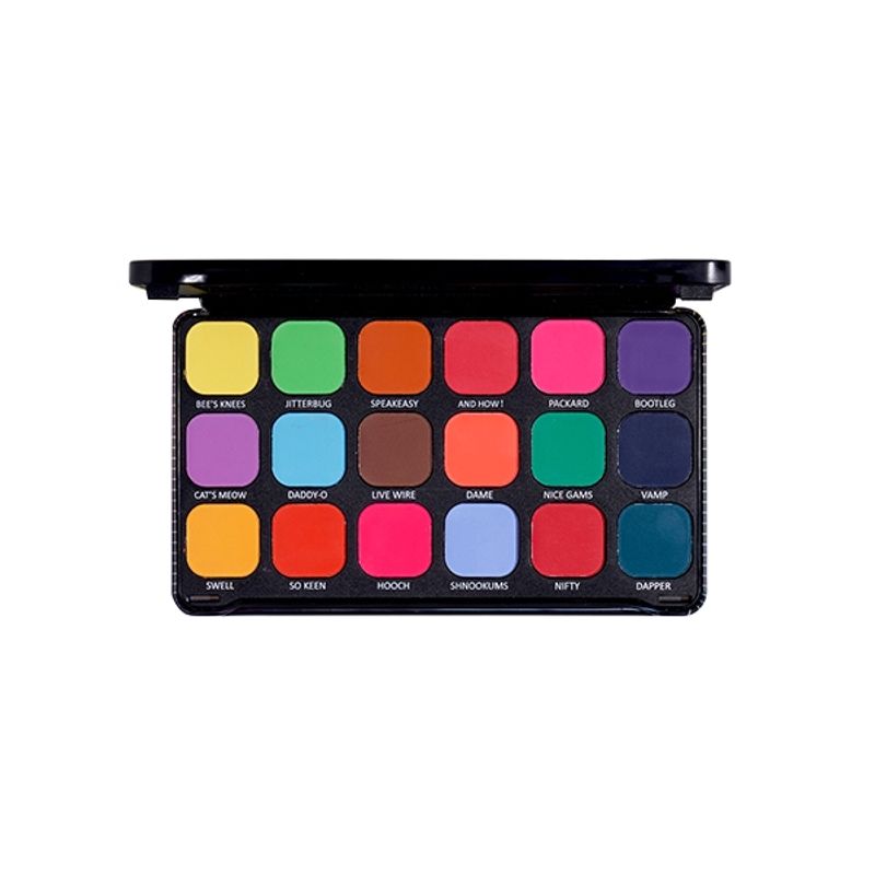 Europe Girl 18 Colour Paint Eyeshadow Palette - Pastel Matte