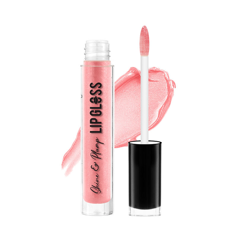 Swiss Beauty Shine & Plump Lip Gloss - 4 Pretty Pink