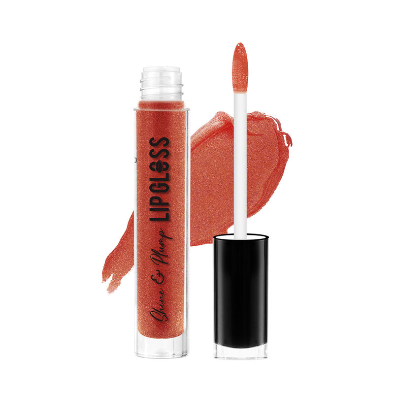 Swiss Beauty Shine & Plump Lip Gloss - Bronze