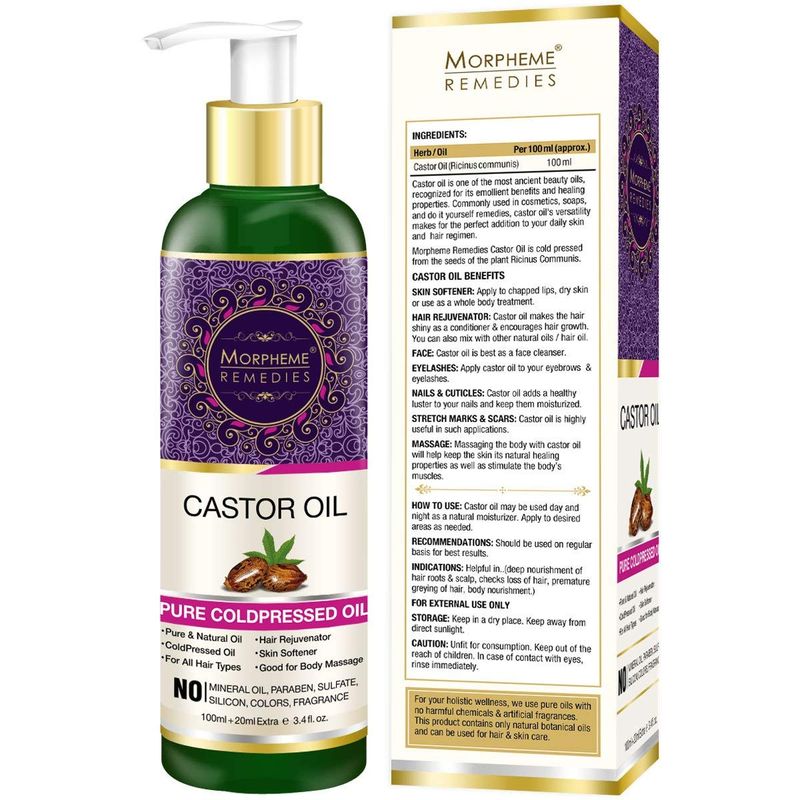 Morpheme Remedies Pure Coldpressed Castor Oil At Nykaa Com