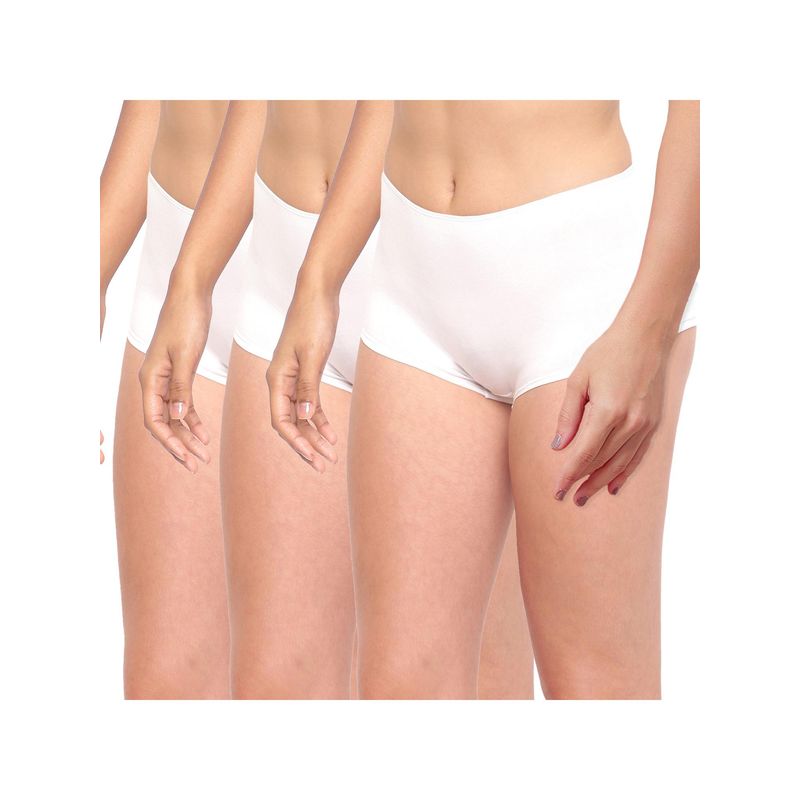 La Intimo Hanky Panky Boyshort Brief - White (Pack of 3) (2XL)