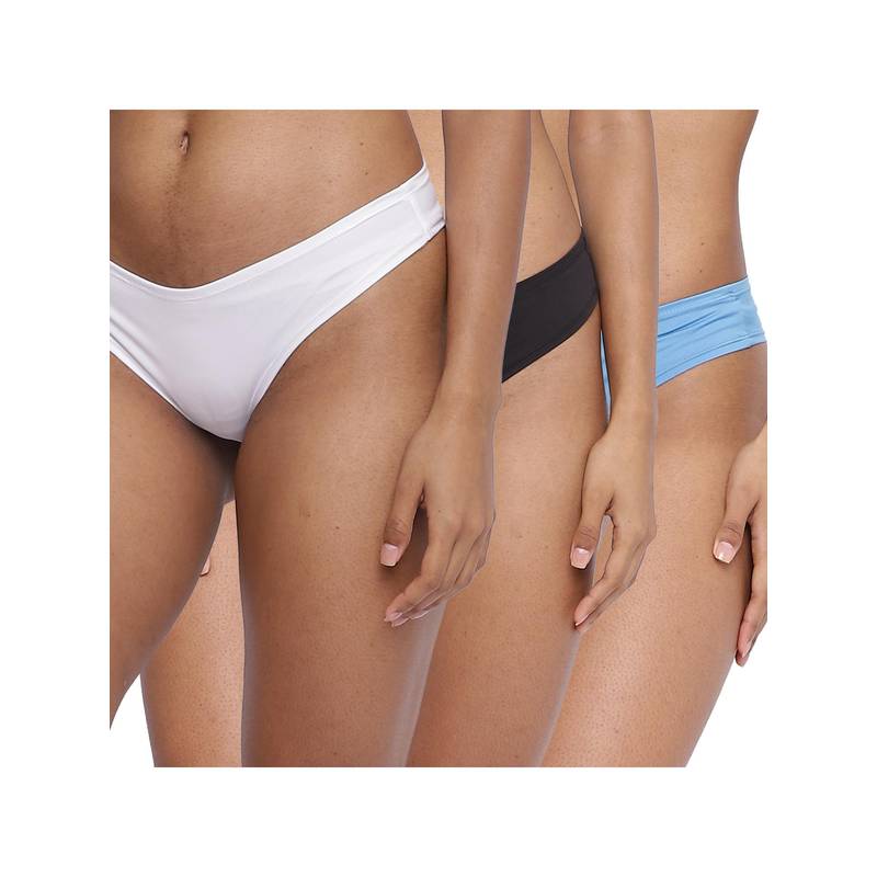 La Intimo Amor Love Semi Seamless Briefs - Multi-Color (Pack of 3) (2XL)