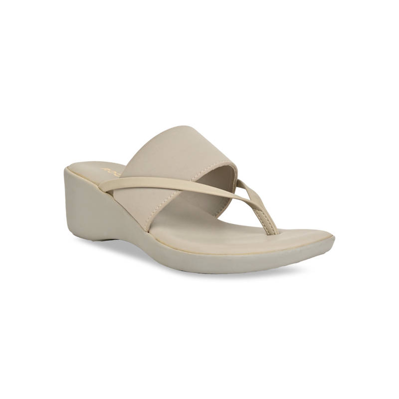 ROCIA By Regal Beige Women Casual Wedges (EURO 36)