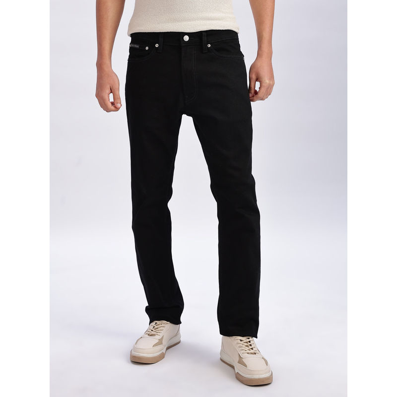 Calvin Klein Black Slim Fit Mid-Rise Jeans (30)