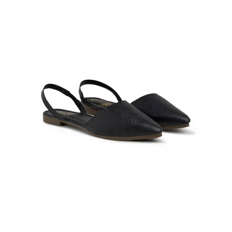 Shoetopia Women Black Sandals (EURO 36)