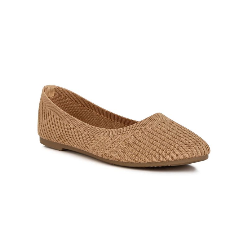 London Rag Women Beige Ballerinas (EURO 38)