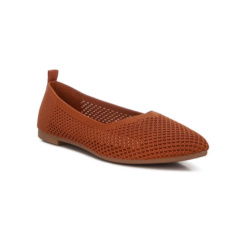 London Rag Women Brown Ballerinas (EURO 37)