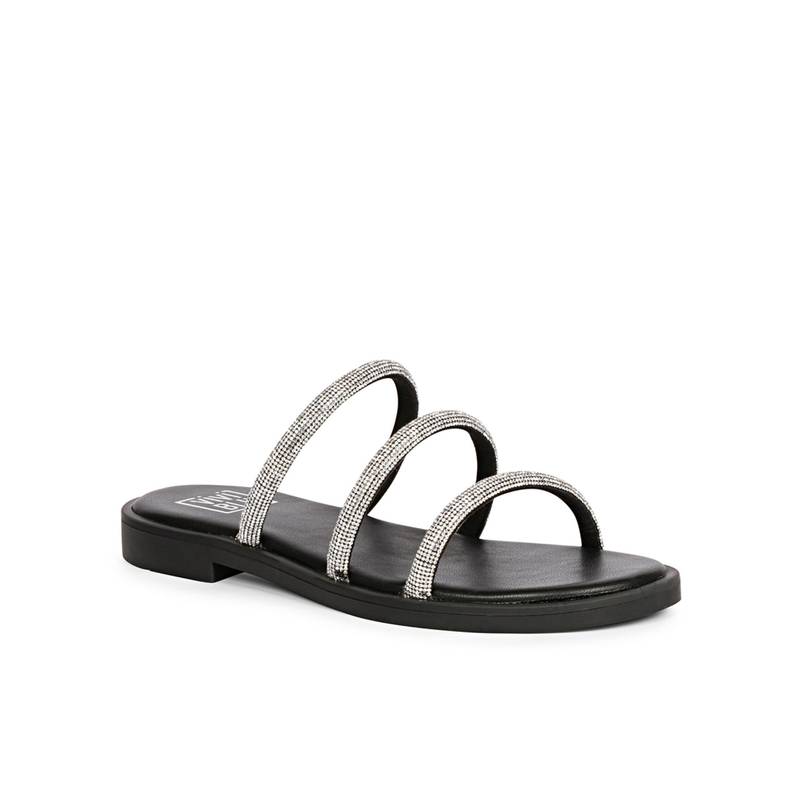 Saint G X Viviblu Silver Leather Flats for Women (UK 3)