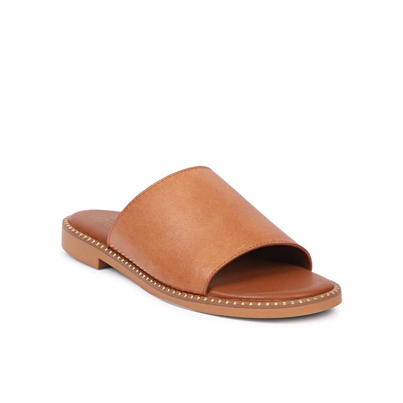 Saint G x Viviblu Tan Flats for Women (UK 3)