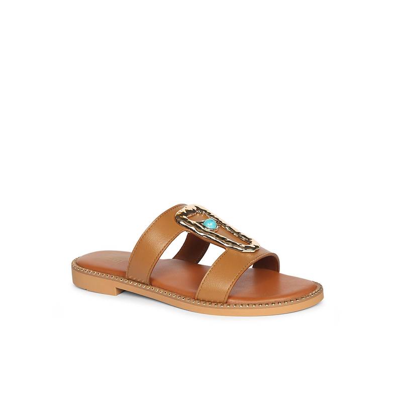 Saint G x Viviblu Brown Flats for Women (UK 3)