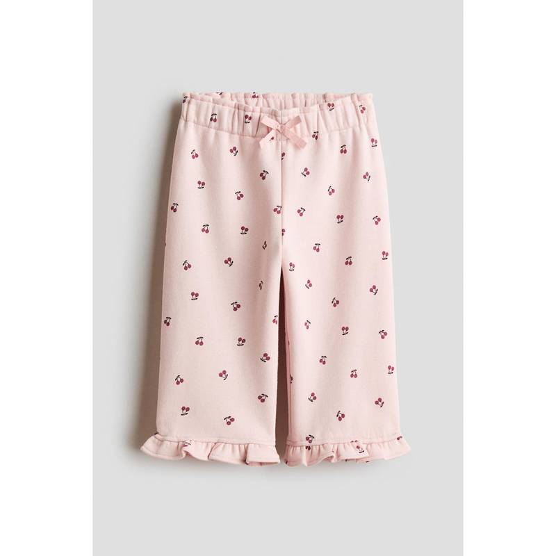 H&M Girls Pink Wide Sweatshirt Joggers (4-6 Months)